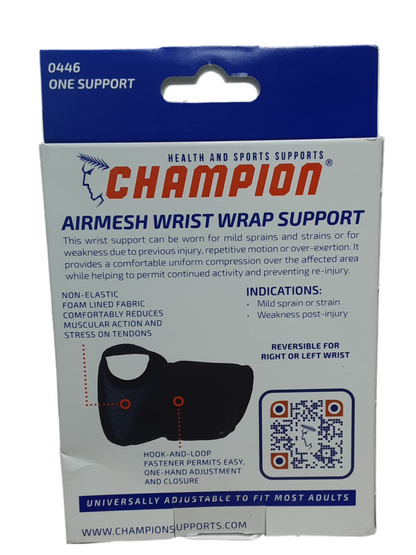 Champion Airmesh Wrist Wrap Support