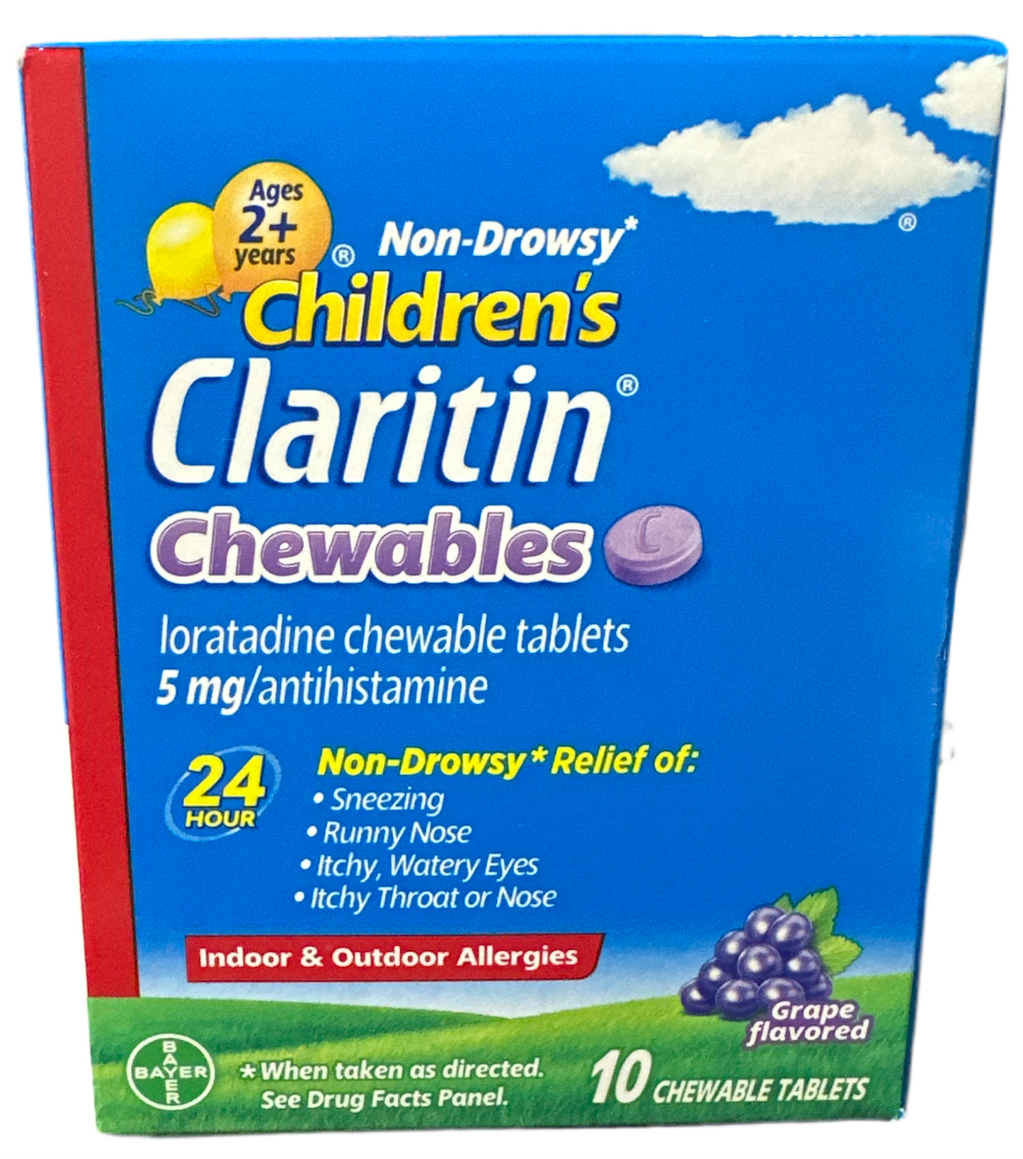 Grape flavored Children’s Claritin Chewables