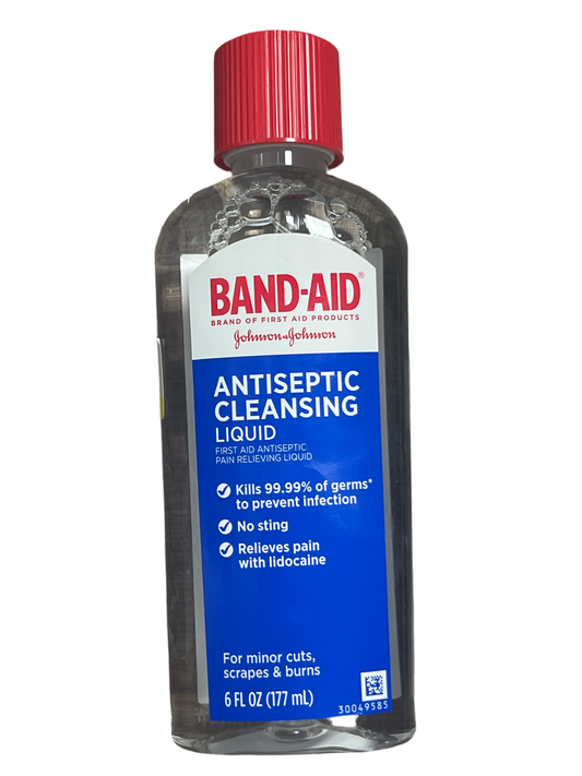 Band-aid antiseptic cleansing liquid