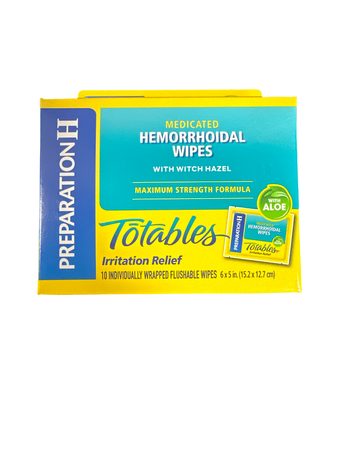 PreparationH Maximum Strength Formula Medicated Hemorrhoidal Wipes