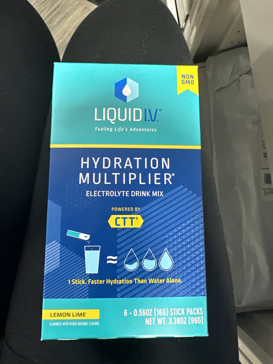 Lemon Lime Liquid I.V. Hydration Multiplier Electrolyte Drink Mix