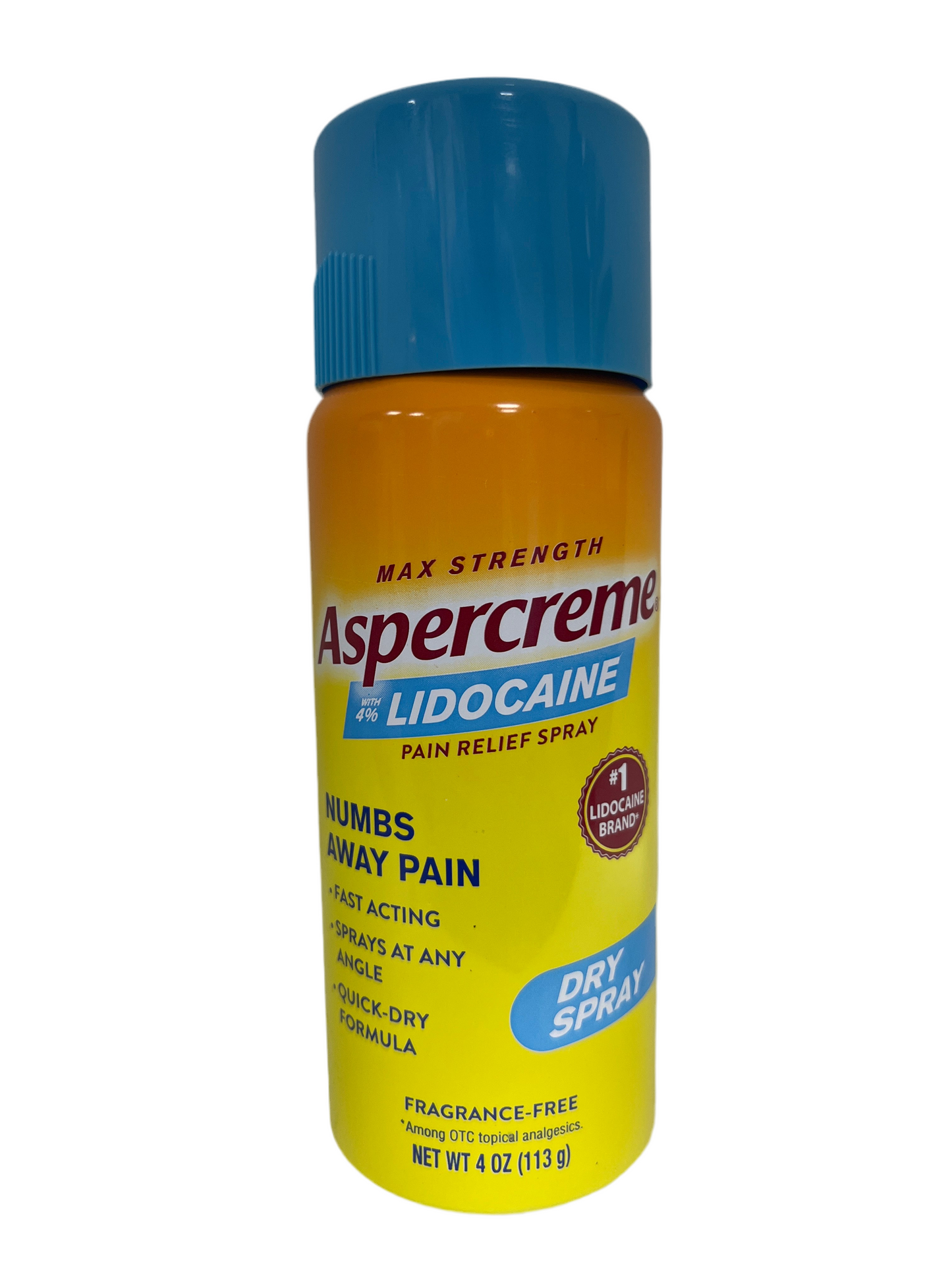 Aspercreme Dry Spray 4% Lidocaine