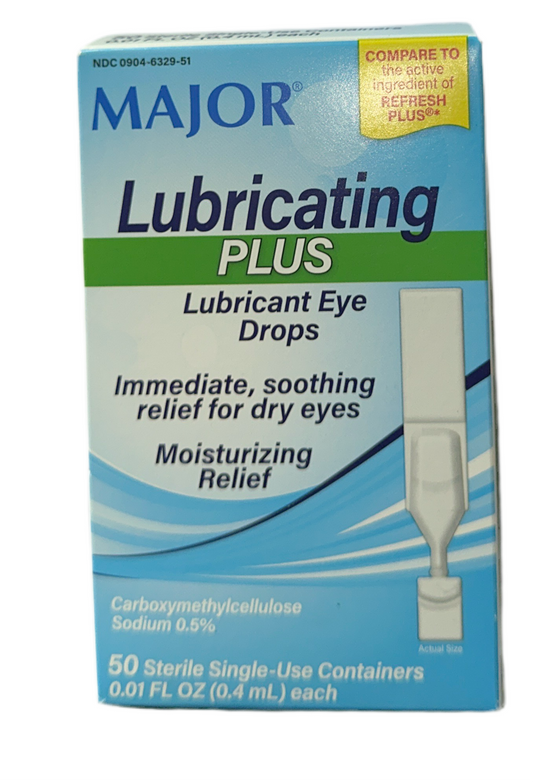 Major Lubricating Plus Eye Drops