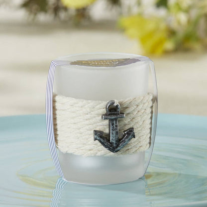 Anchors Away Rope Tea Light Holder