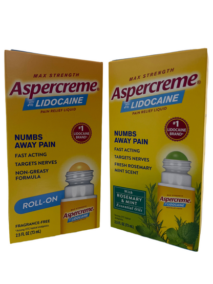 Aspercreme Lidocaine