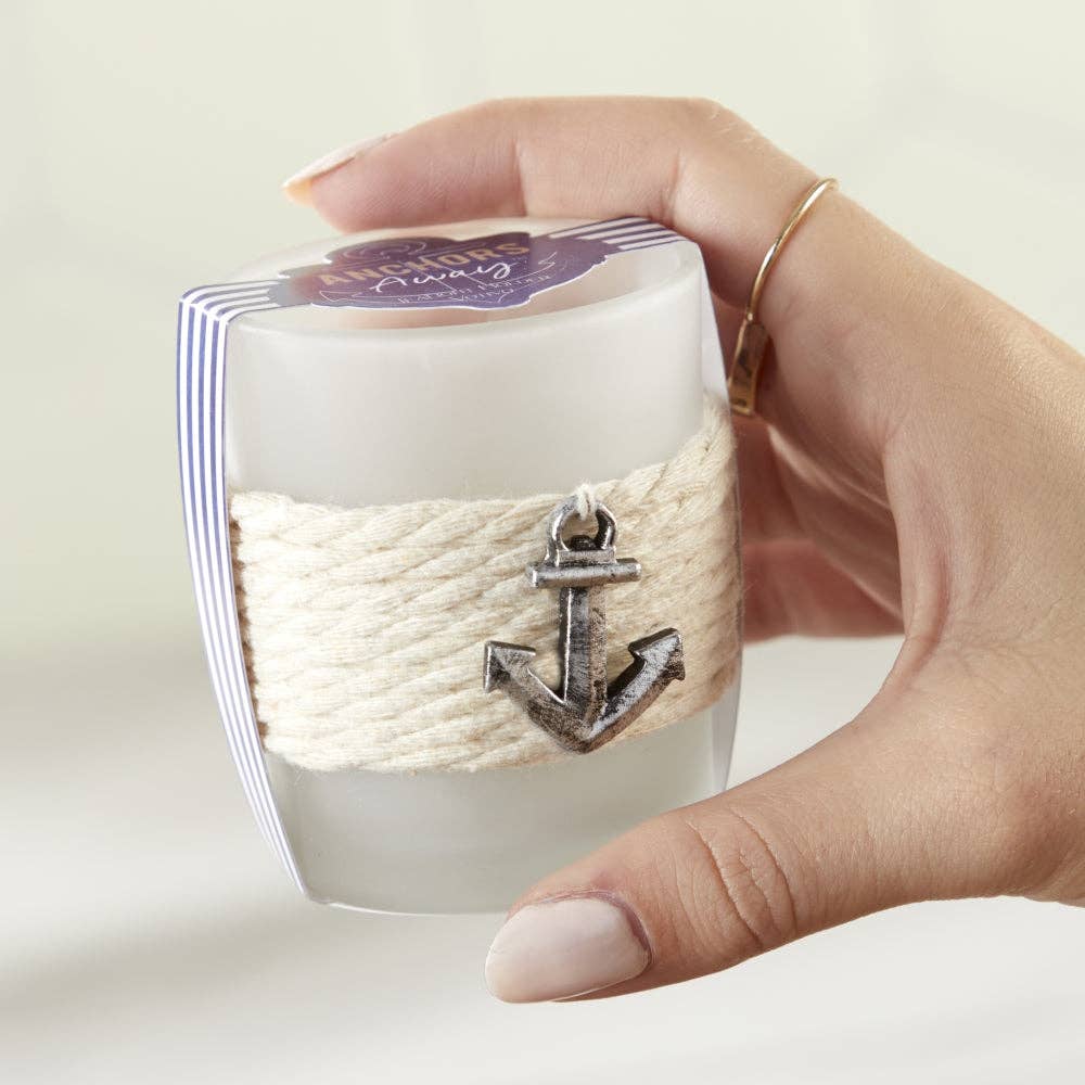 Anchors Away Rope Tea Light Holder