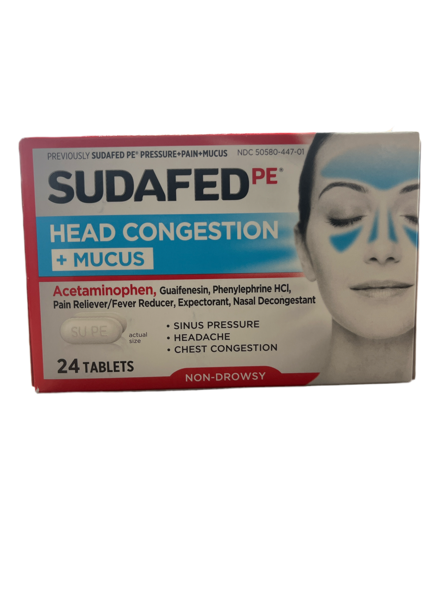 Sudafed Head Congestion + Mucus