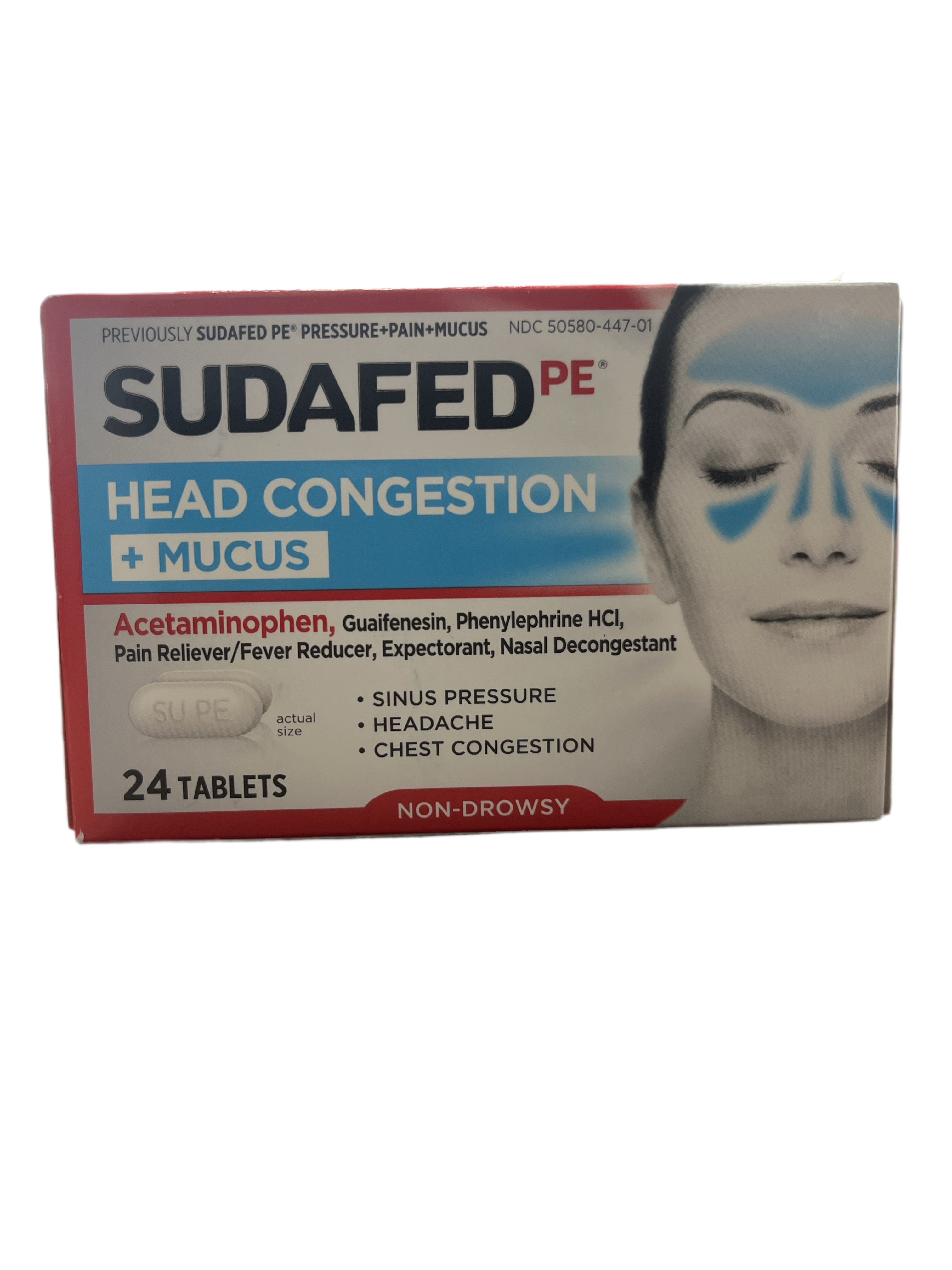 Sudafed Head Congestion + Mucus