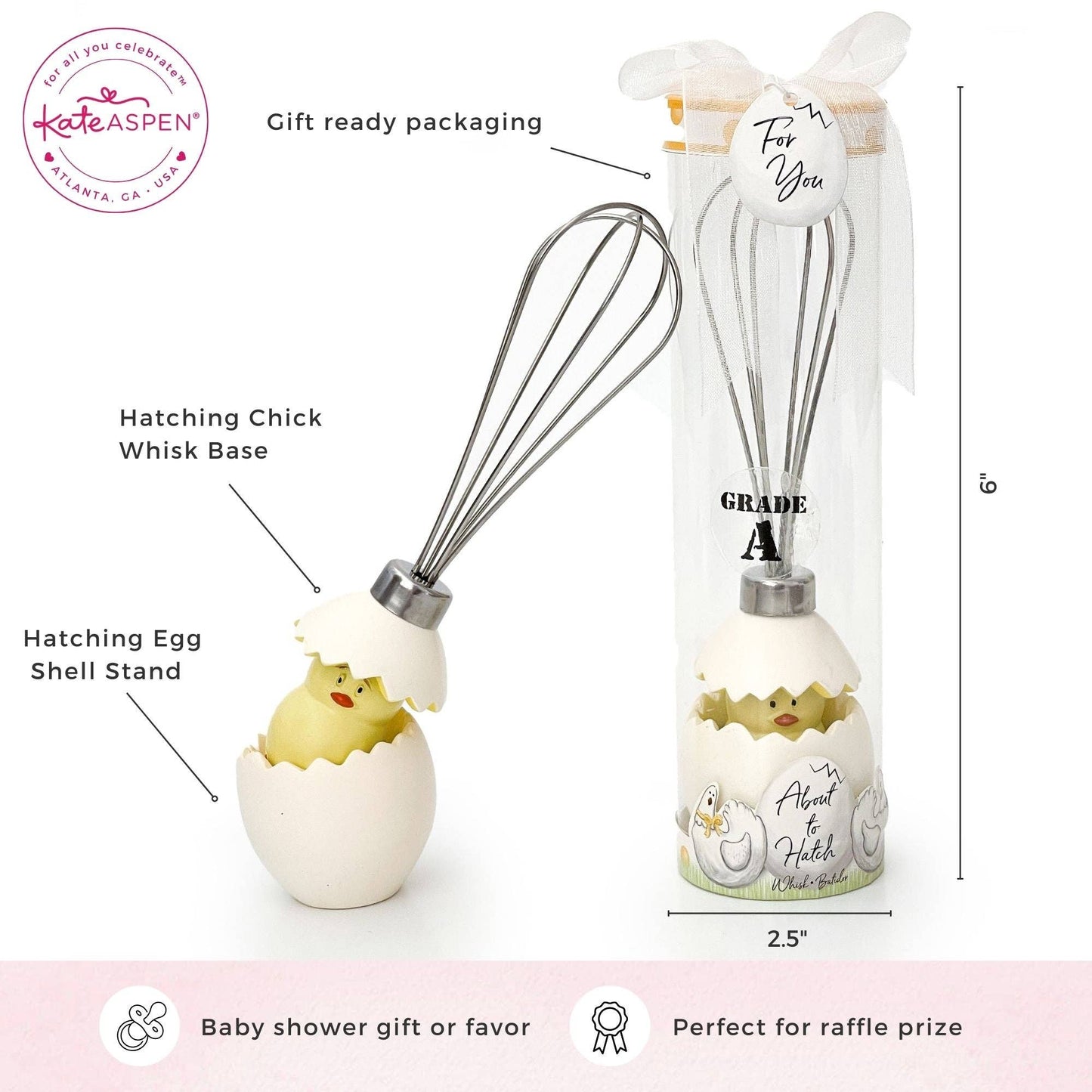 About to Hatch Stainless Steel Egg Whisk