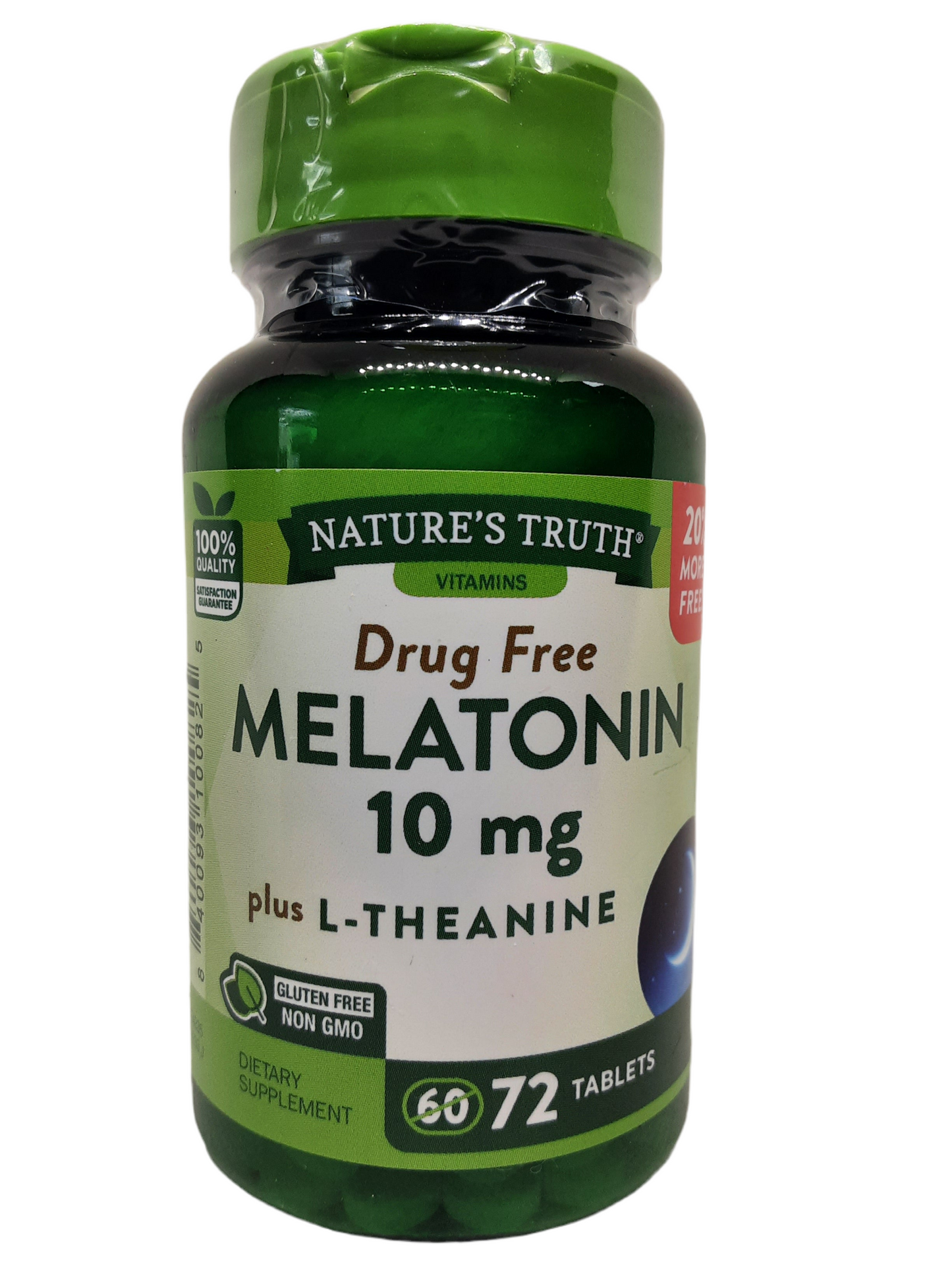 Nature’s Truth Drug Free Melatonin + L-theanine