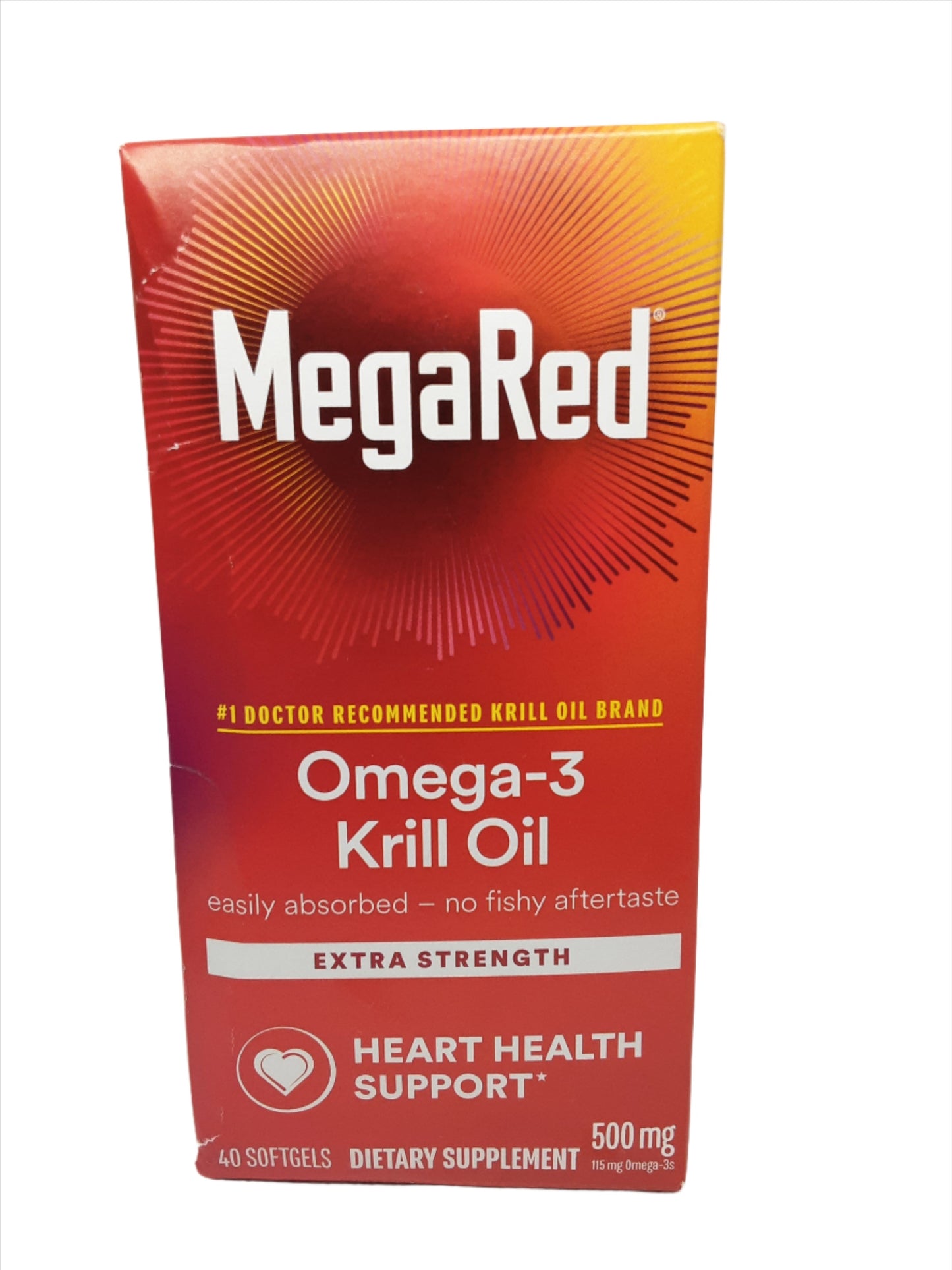 MegaRed omega-3 krill oil