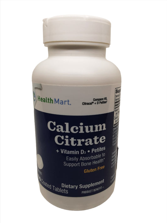 HealthMart Calcium Citrate + vitamin D3