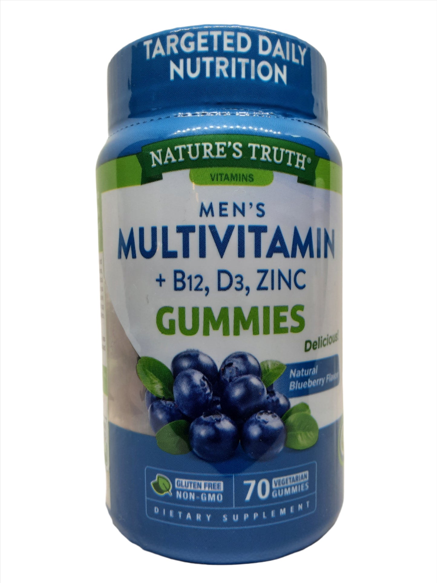 Nature’s Truth Men’s Multivitamin + B12, D3, Zinc Gummies