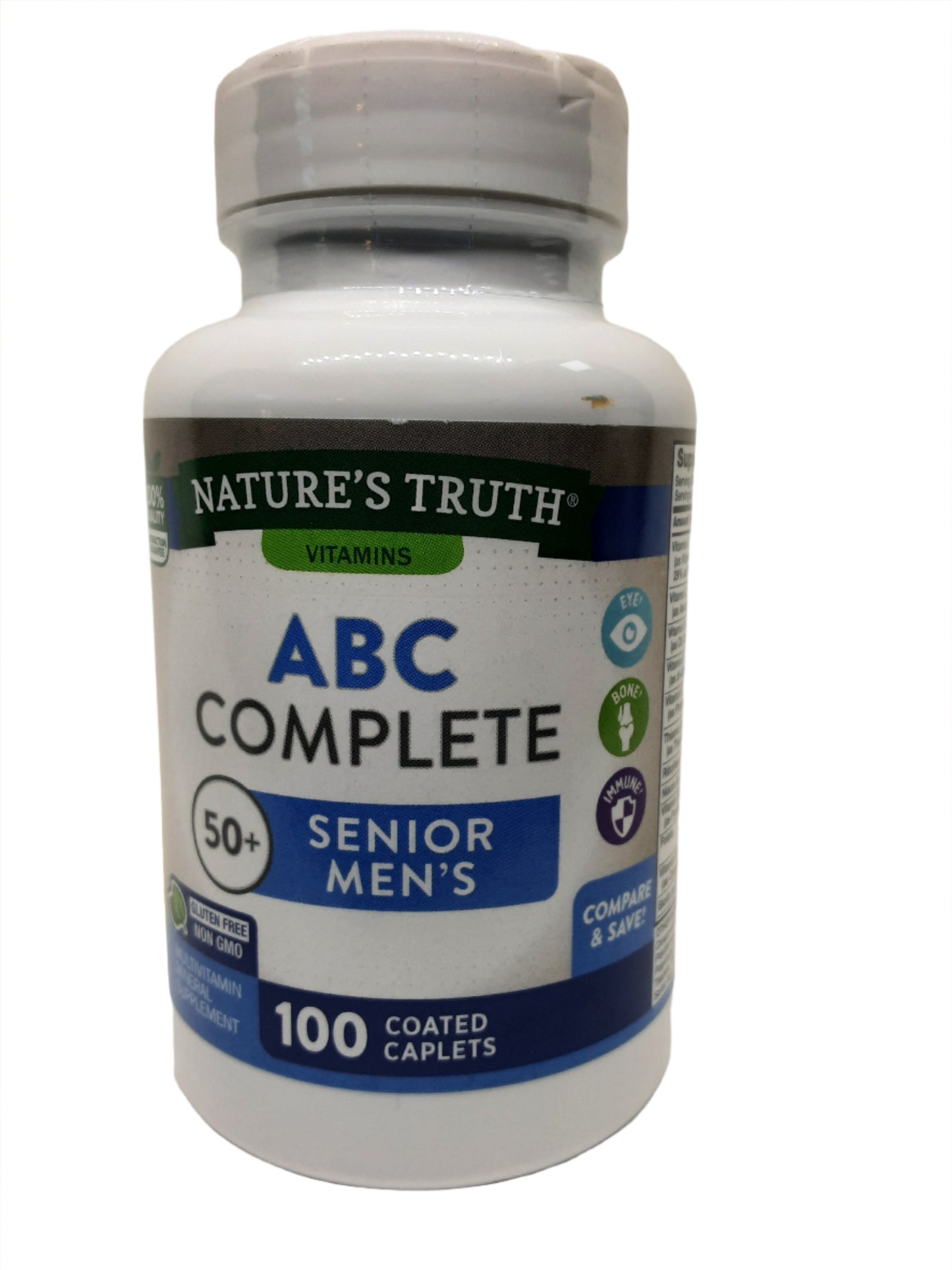 Nature’s Truth ABC Complete Senior Men’s Multivitamin Mineral Supplement