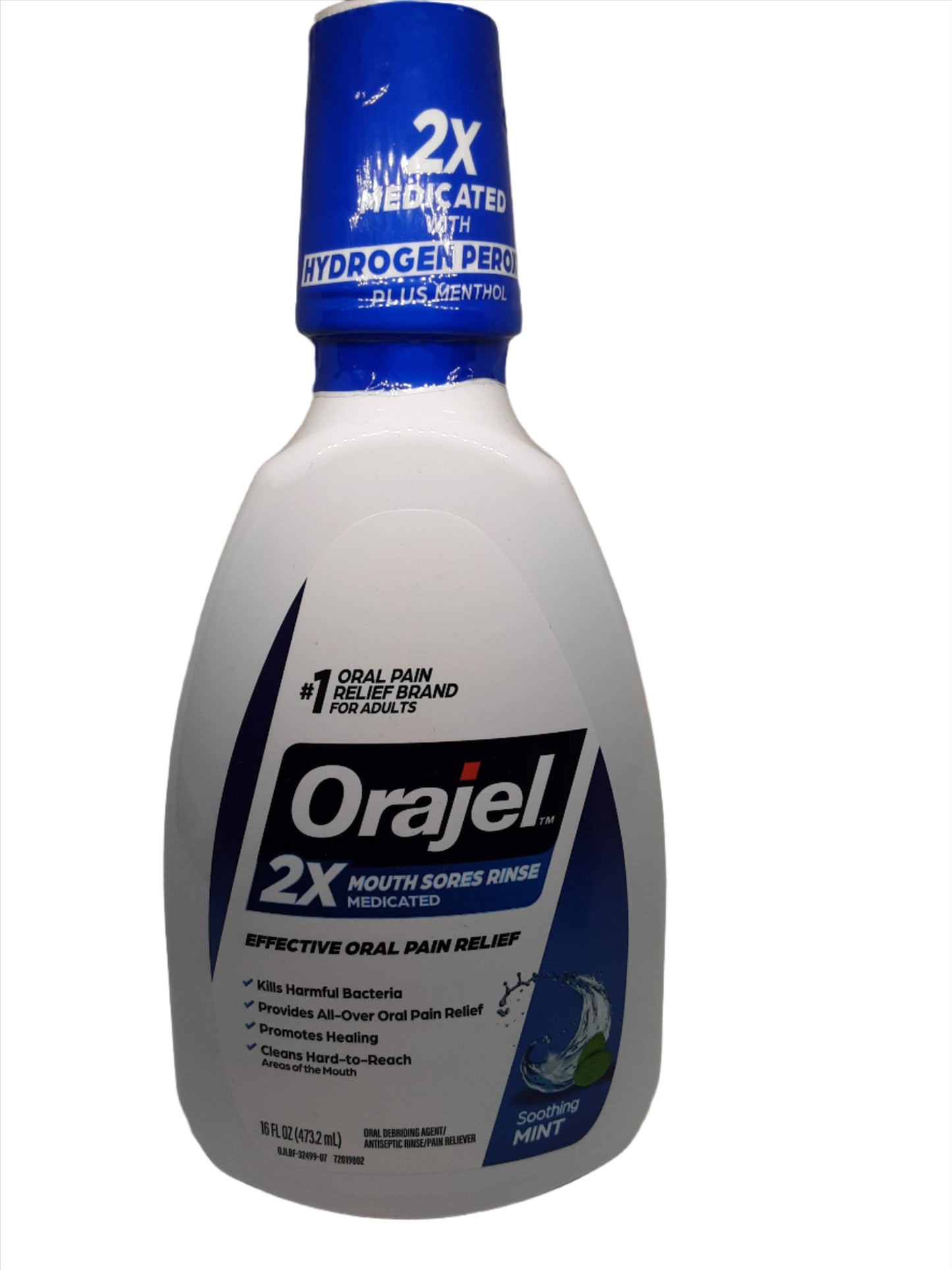 Orajel 2x Mouth Sores Rinse Medicated