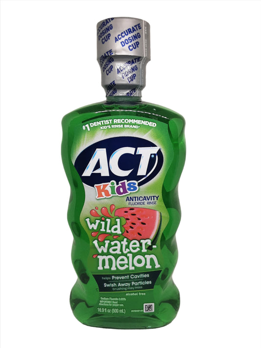 ACT Kids Anticavity Fluoride Rinse Wild Watermelon