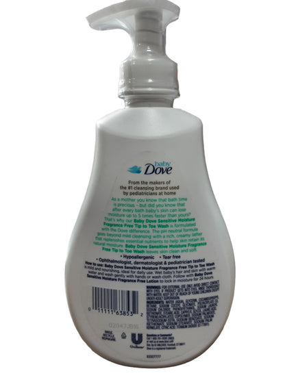 Baby Dove tip to toe wash-sensitive moisture & fragrance free