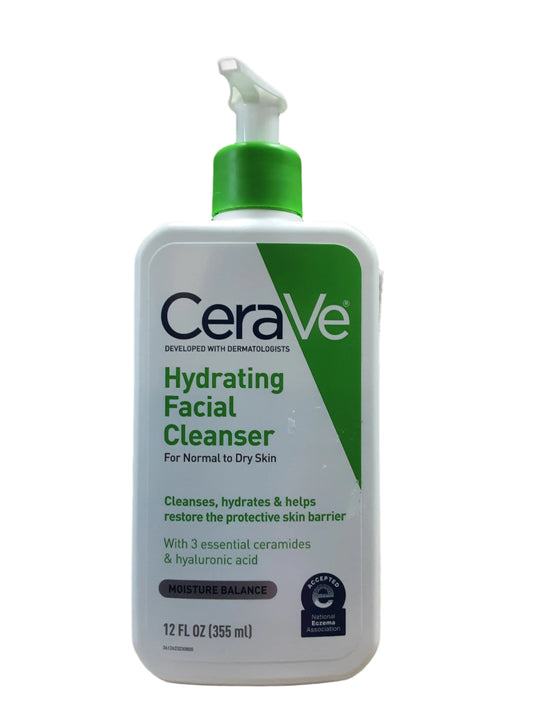 Cerave hydrating facial cleanser for normal to dry skin