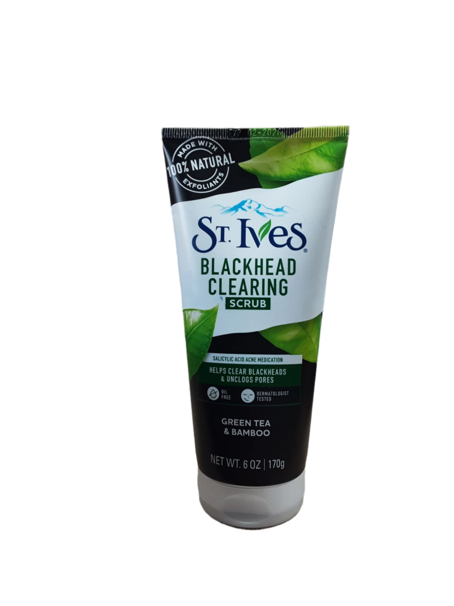 St.Ives Blackhead Clearing Scrub- Green tea and bamboo