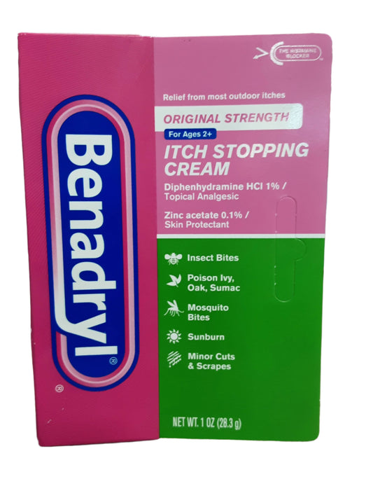 Benadryl 1% Cream