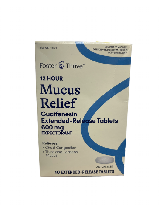 Foster & Thrive 12 Hour Mucus Relief