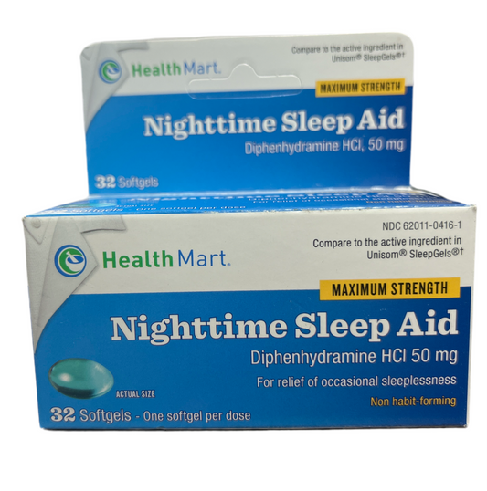 HealthMart Maximum Strength Nighttime Sleep Aid