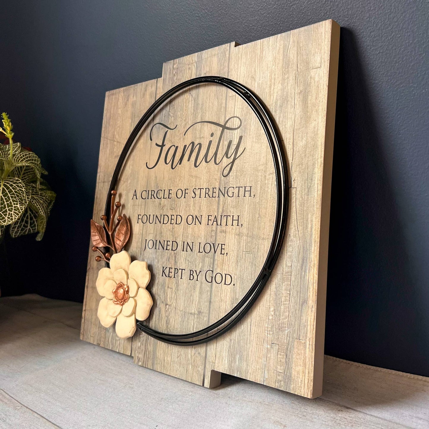 Family Circle of Strength Wall Plaque