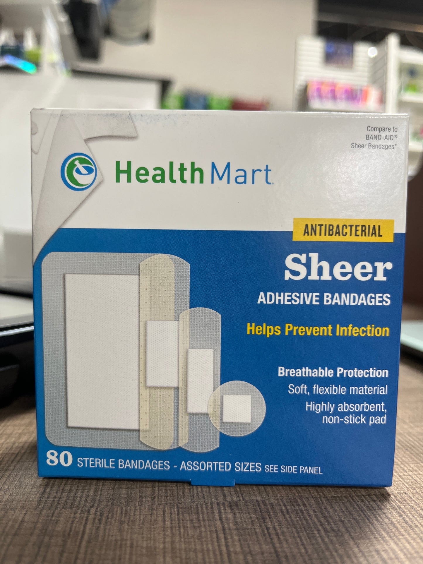 HealthMart sheer adhesive bandages