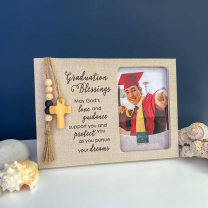 Graduation Blessings Fabric Frame