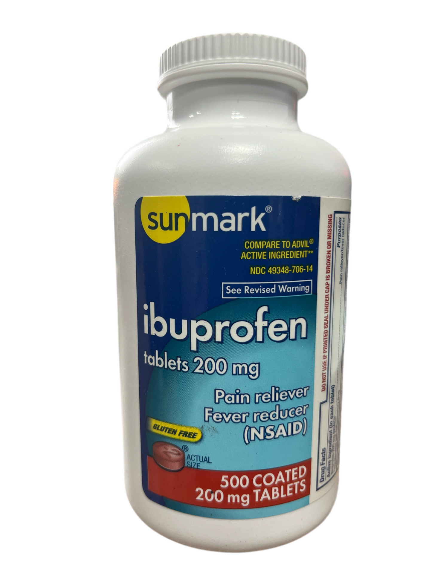 Sunmark ibuprofen tablets