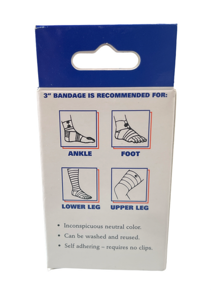 Champion 3” Self-Adhering Bandage for the Ankle, Foot or leg