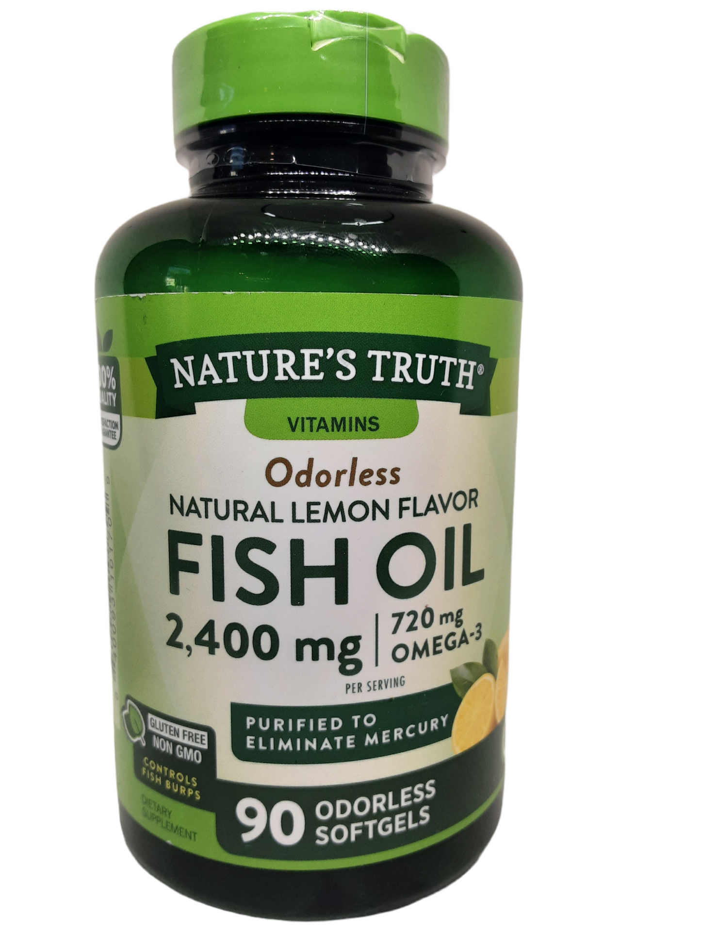 Nature’s Truth Odorless Natural Lemon Flavor Fish Oil