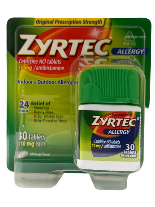 Zyrtec Allergy 24 Hour