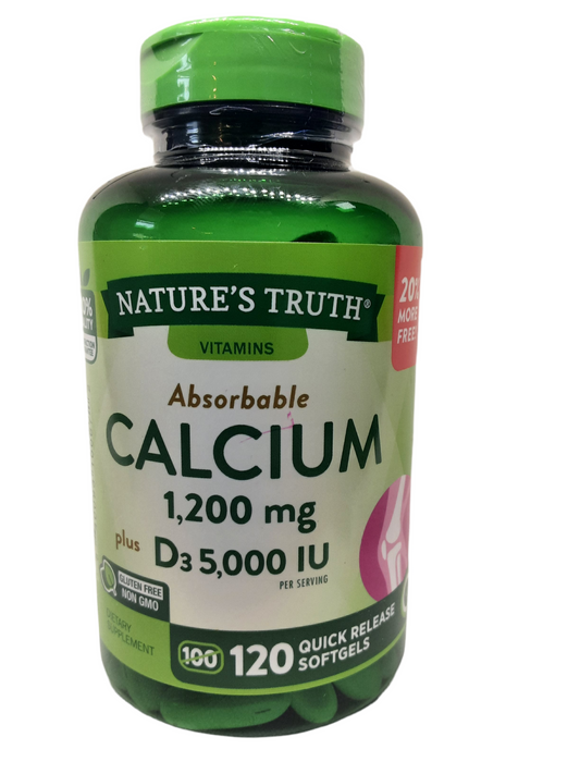 Nature's Truth Vitamins Absorbable Calcium