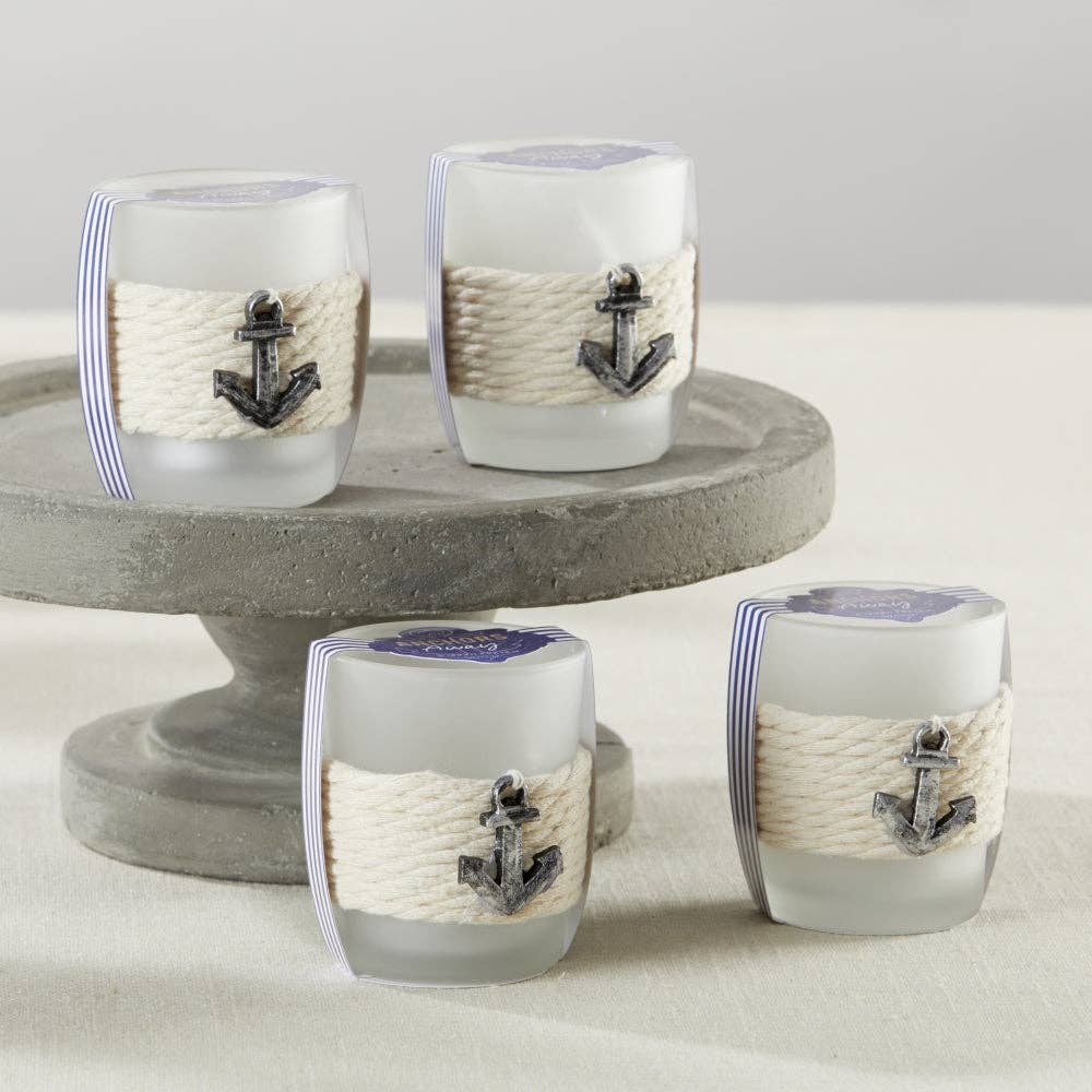 Anchors Away Rope Tea Light Holder