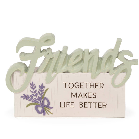 Graceful Sentiments Friends Plaque