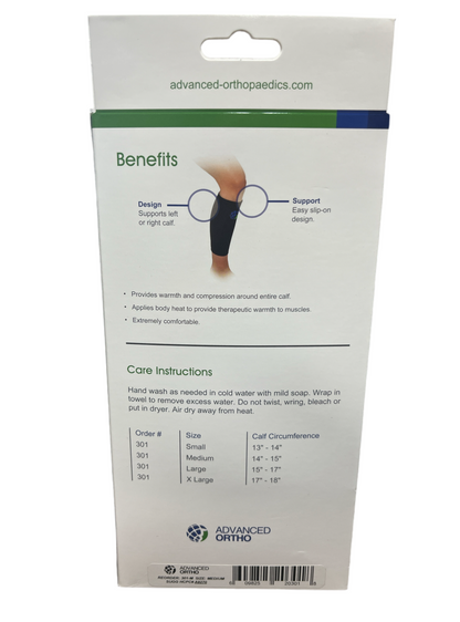 Advanced Ortho Neoprene Calf Sleeve Support