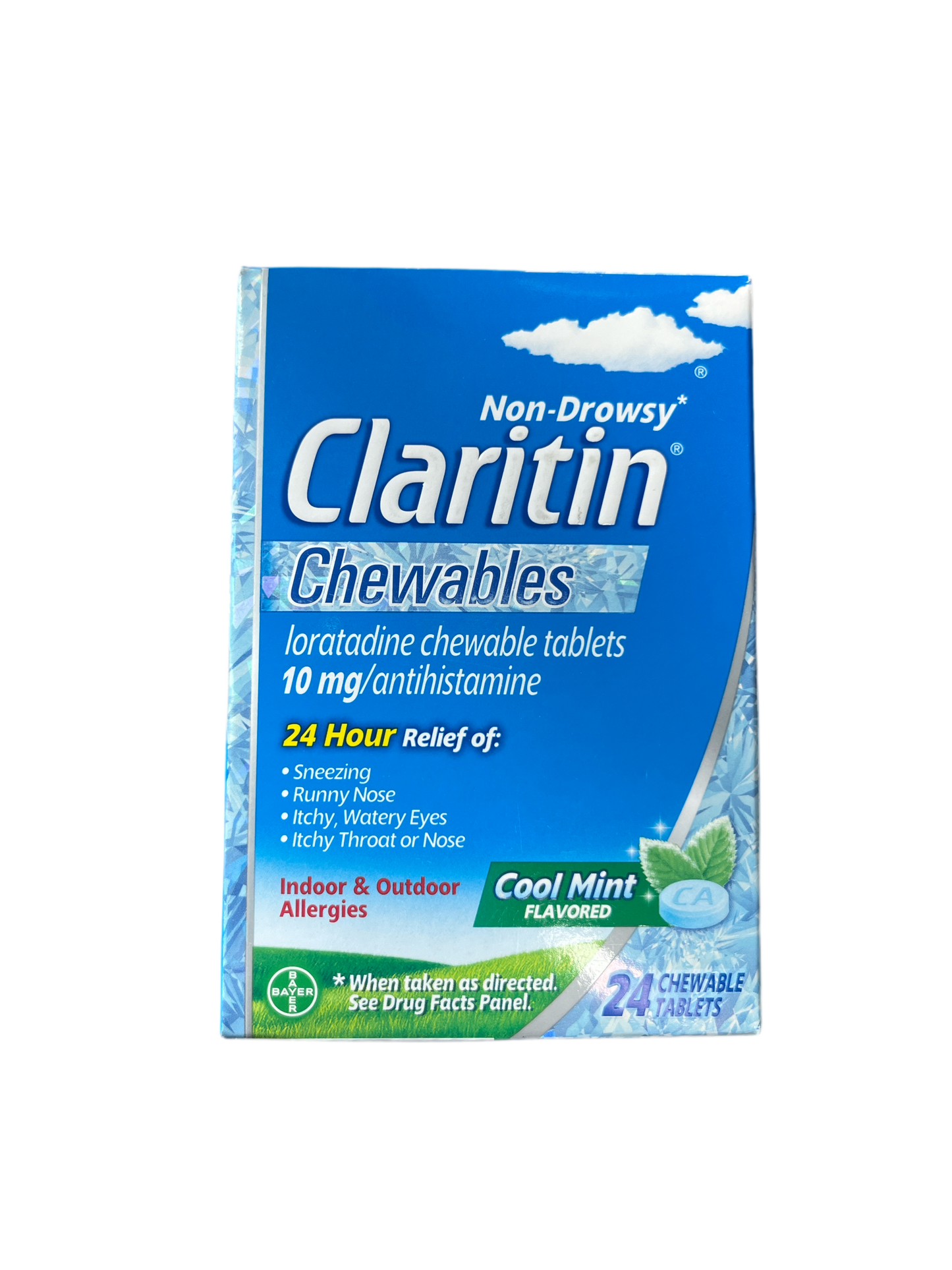 Non-Drowsy Claritin Chewables- Cool Mint Flavored