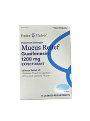 Foster & Thrive Maximum Strength Mucus Relief