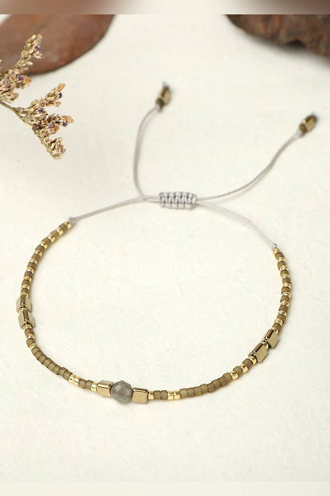 Miyuki Stones and Beads Bracelet