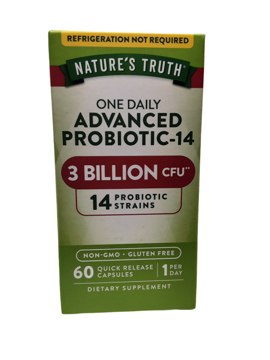 Nature’s Truth One Daily Advanced Probiotic – 14