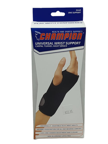 Champion Universal Wrist Support, Carpal Tunnel Night Brace