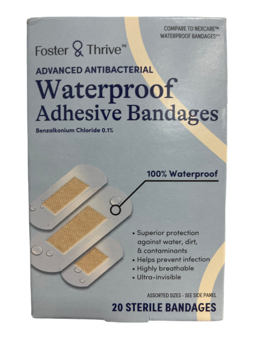 Foster and Thrive Waterproof Adhesive Bandages