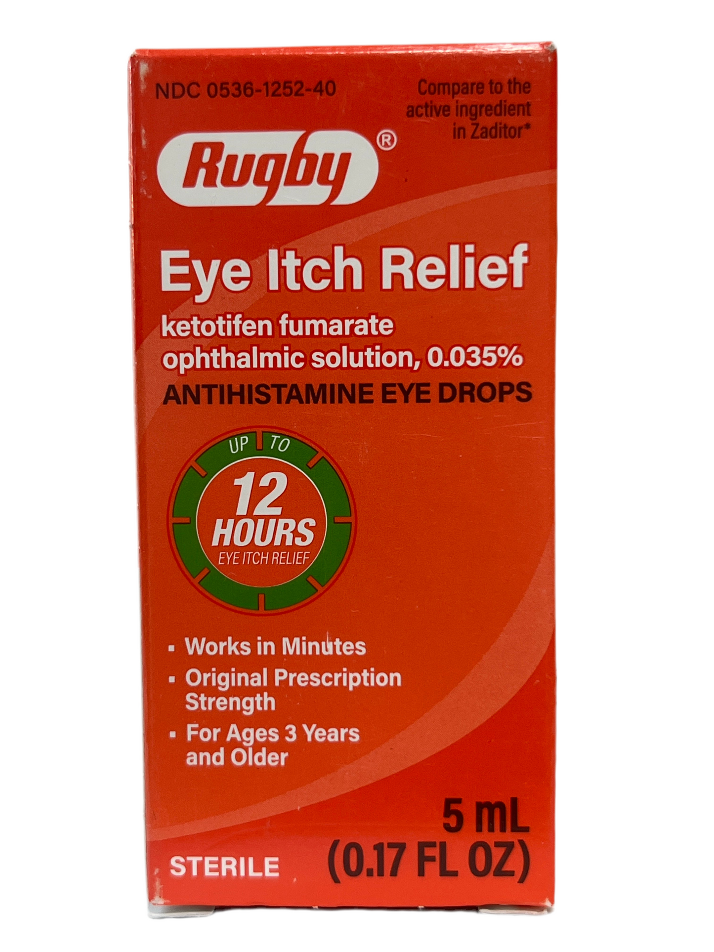 Rugby Eye Itch Relief