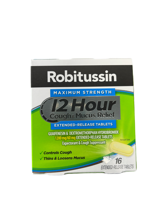 Robitussin Maximum Strength 12 Hour Cough & Mucus Relief