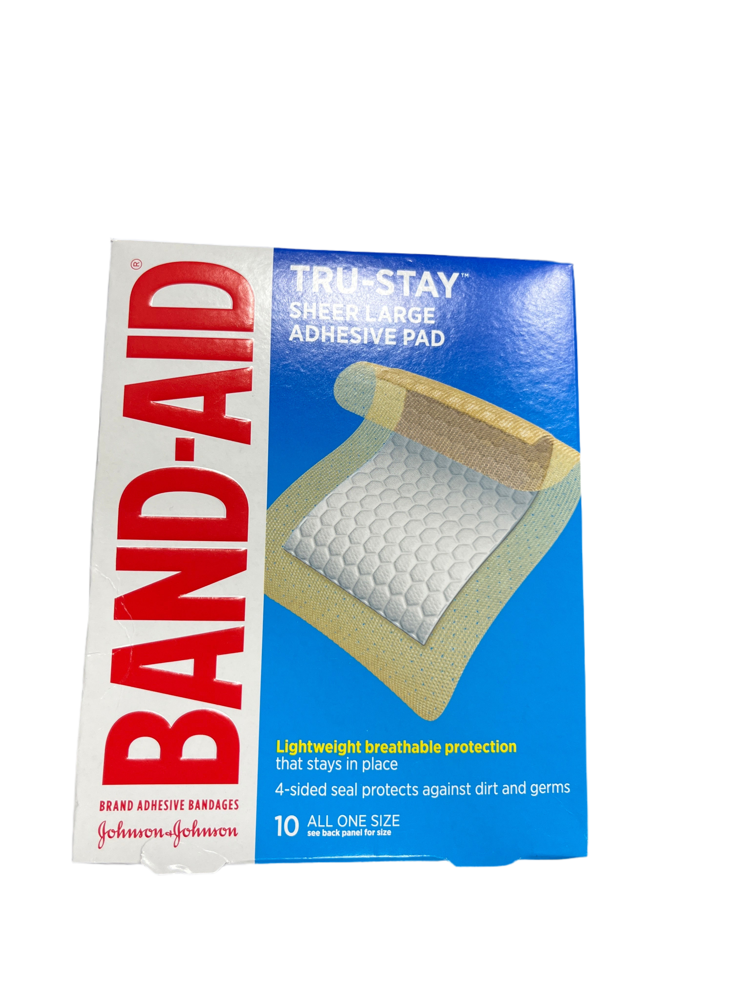 Band-Aid Tru-Stay Sheer Large Adhesive Pad