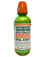 TheraBreath 12 Hour Fresh Breath Oral Rinse, Mild Mint