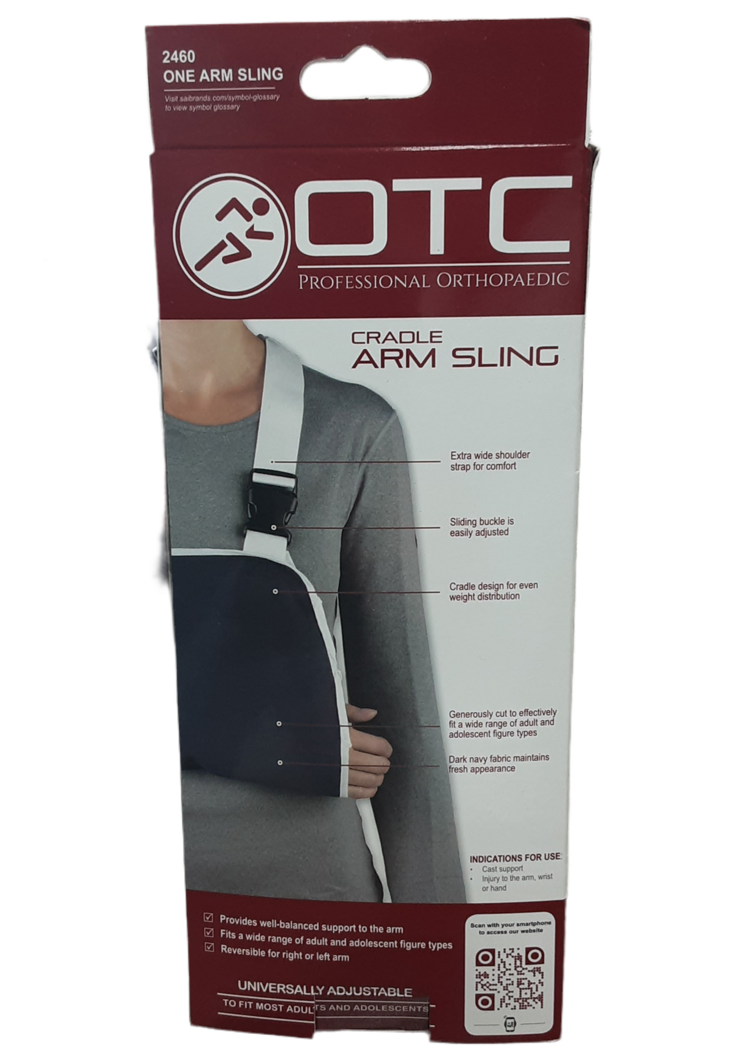 OTC Cradle Arm Sling-Medium Support