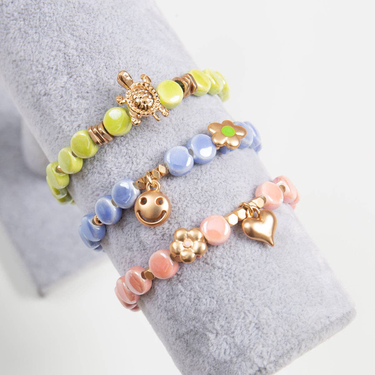 Mommy and Me Matching Bracelets - Stretch Charm Bracelet