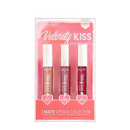 VELVETY MATTE LIQUID LIPSTICK BUNDLE #NUDY ROSE